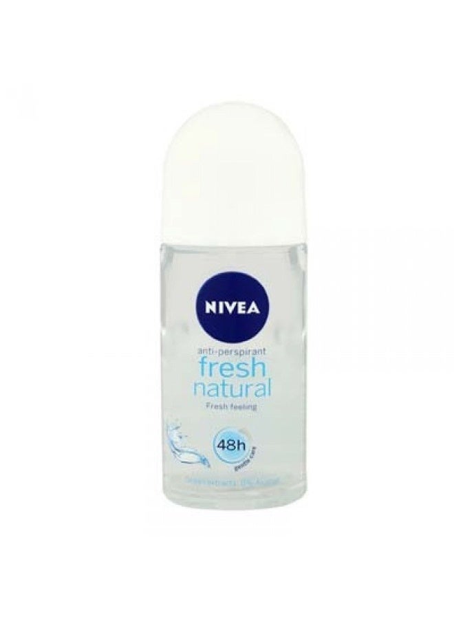 Nivea Fresh Natural Anti Perspirant Roll-On Deodorant For Women, 50Ml - Image 1